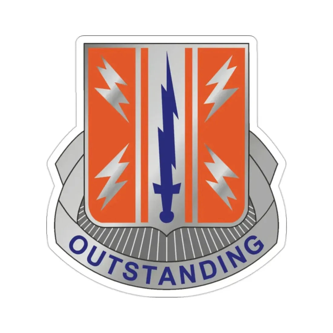 44 Signal Battalion (U.S. Army) STICKER Vinyl Die-Cut Decal - The Sticker Space