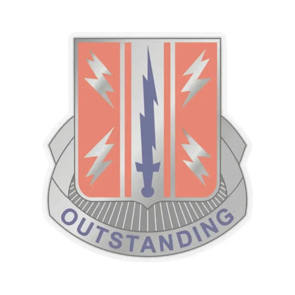 44 Signal Battalion (U.S. Army) STICKER Vinyl Kiss-Cut Decal 2 Inch Transparent - The Sticker Space