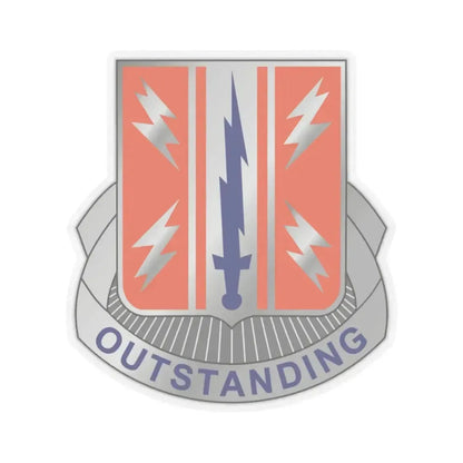44 Signal Battalion (U.S. Army) STICKER Vinyl Kiss-Cut Decal 3 Inch Transparent - The Sticker Space