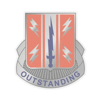 44 Signal Battalion (U.S. Army) STICKER Vinyl Kiss-Cut Decal 4 Inch Transparent - The Sticker Space