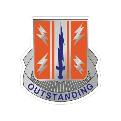 44 Signal Battalion (U.S. Army) Transparent STICKER Die-Cut Vinyl Decal 3 Inch - The Sticker Space
