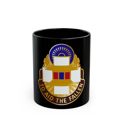 44 Surgical Hospital (U.S. Army) Black Coffee Mug-11oz-The Sticker Space