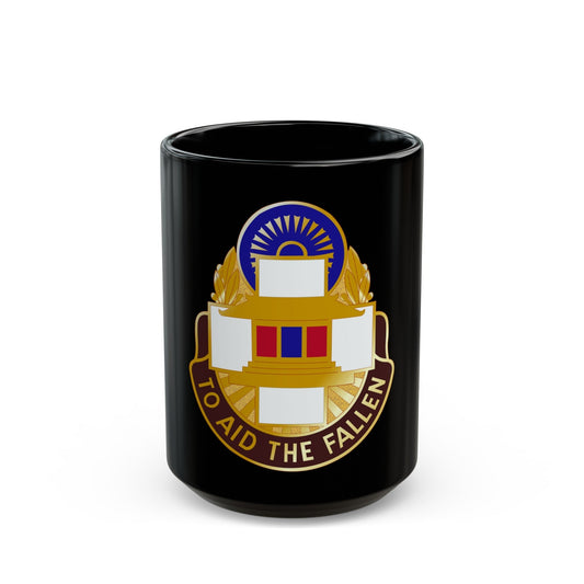 44 Surgical Hospital (U.S. Army) Black Coffee Mug-15oz-The Sticker Space