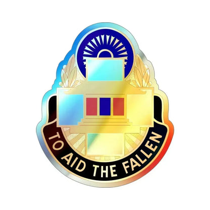 44 Surgical Hospital (U.S. Army) Holographic STICKER Die-Cut Vinyl Decal 4 Inch Holographic - The Sticker Space