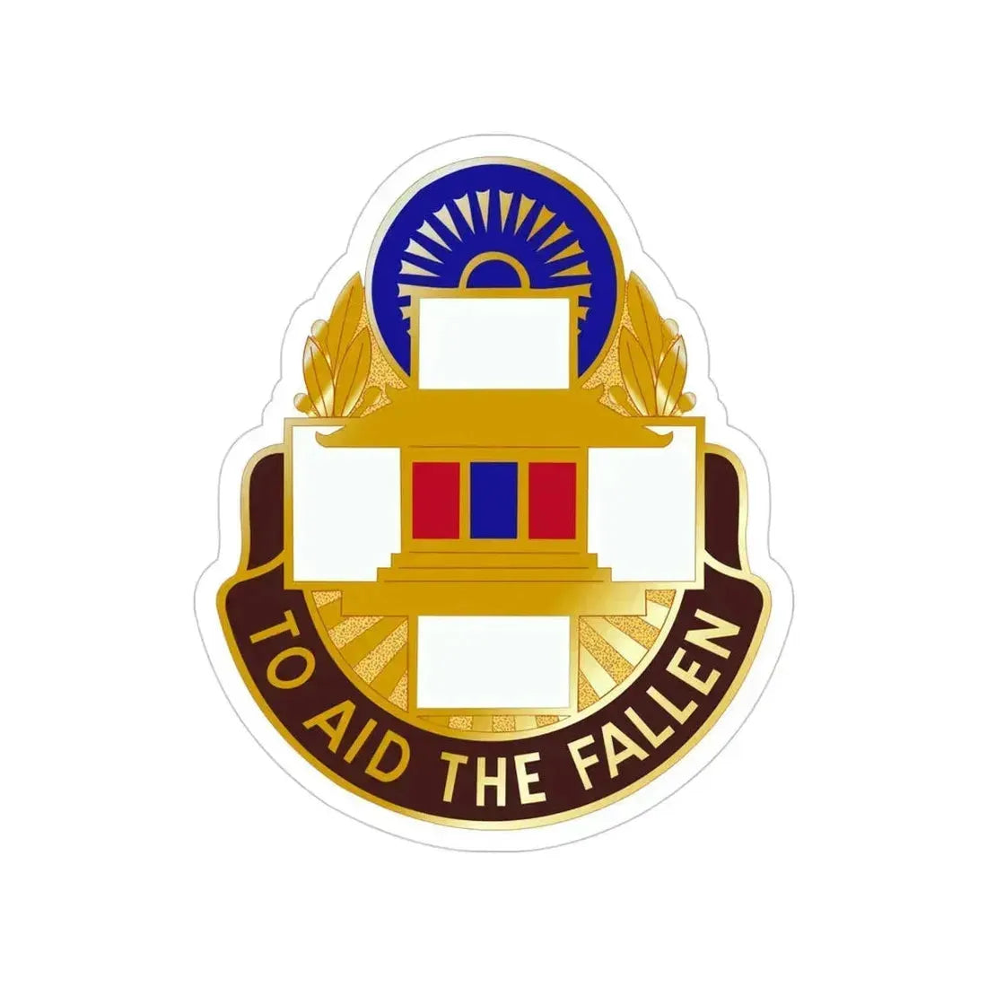 44 Surgical Hospital (U.S. Army) Transparent STICKER Die-Cut Vinyl Decal 4 Inch - The Sticker Space