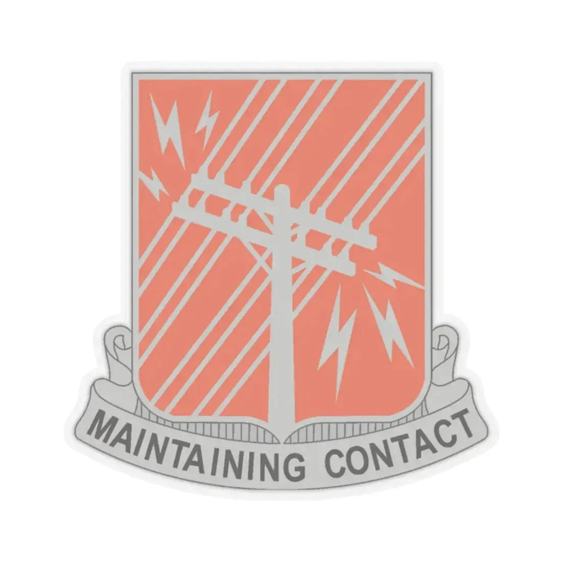 440 Signal Battalion (U.S. Army) STICKER Vinyl Kiss-Cut Decal 2 Inch Transparent - The Sticker Space