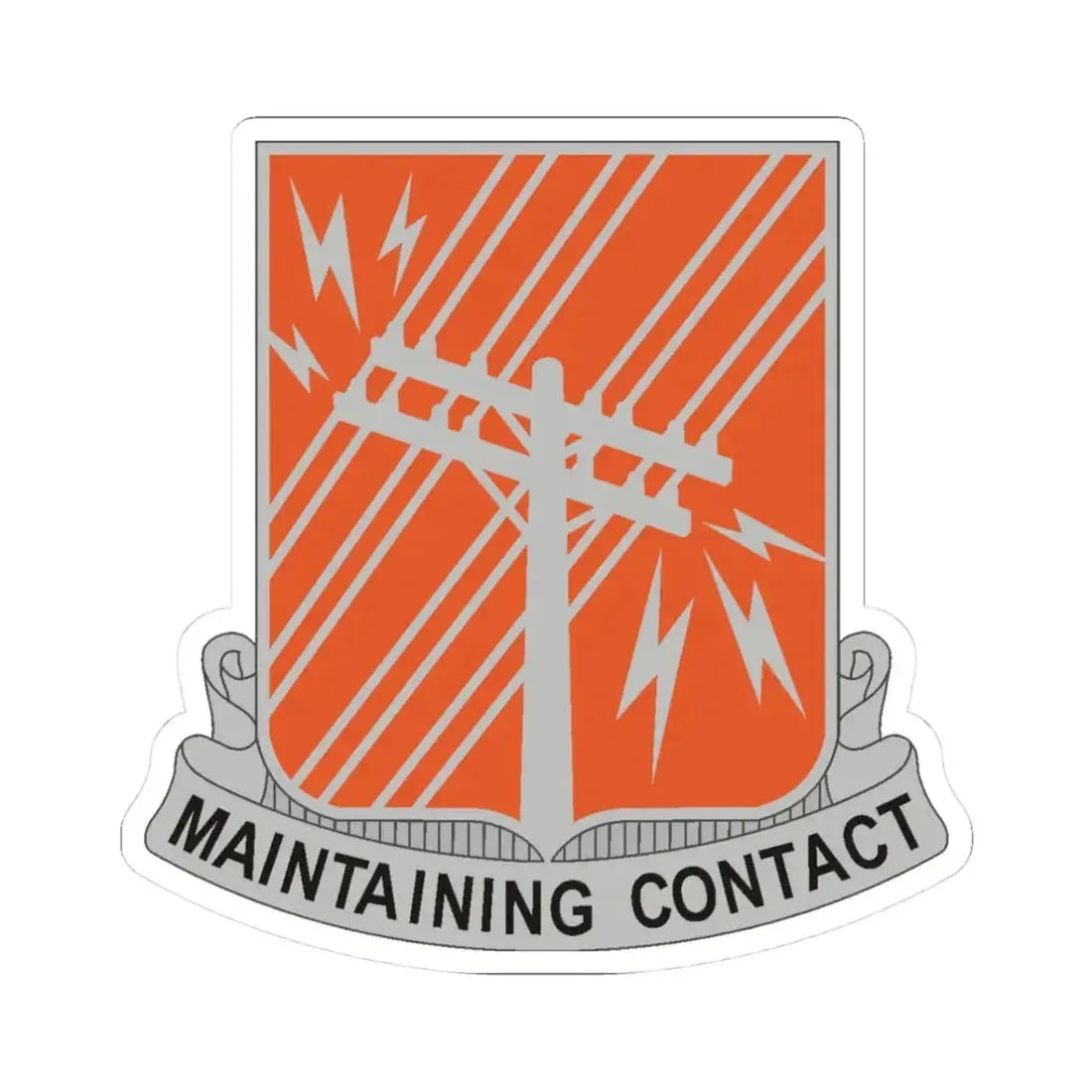 440 Signal Battalion (U.S. Army) STICKER Vinyl Kiss-Cut Decal 3 Inch White - The Sticker Space