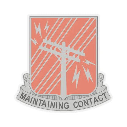 440 Signal Battalion (U.S. Army) STICKER Vinyl Kiss-Cut Decal 4 Inch Transparent - The Sticker Space
