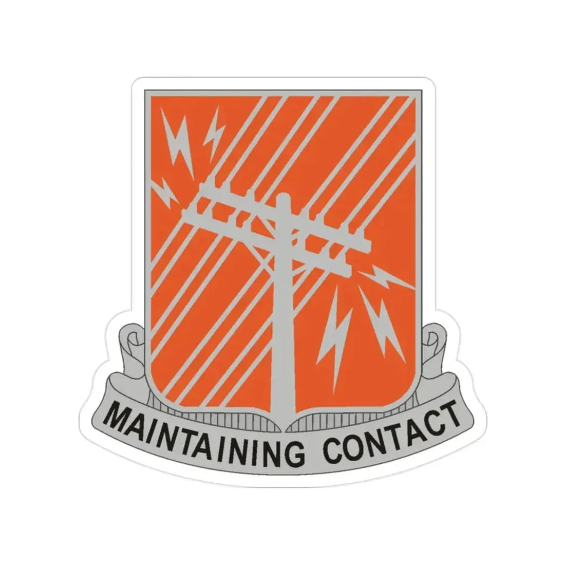 440 Signal Battalion (U.S. Army) Transparent STICKER Die-Cut Vinyl Decal 2 Inch - The Sticker Space