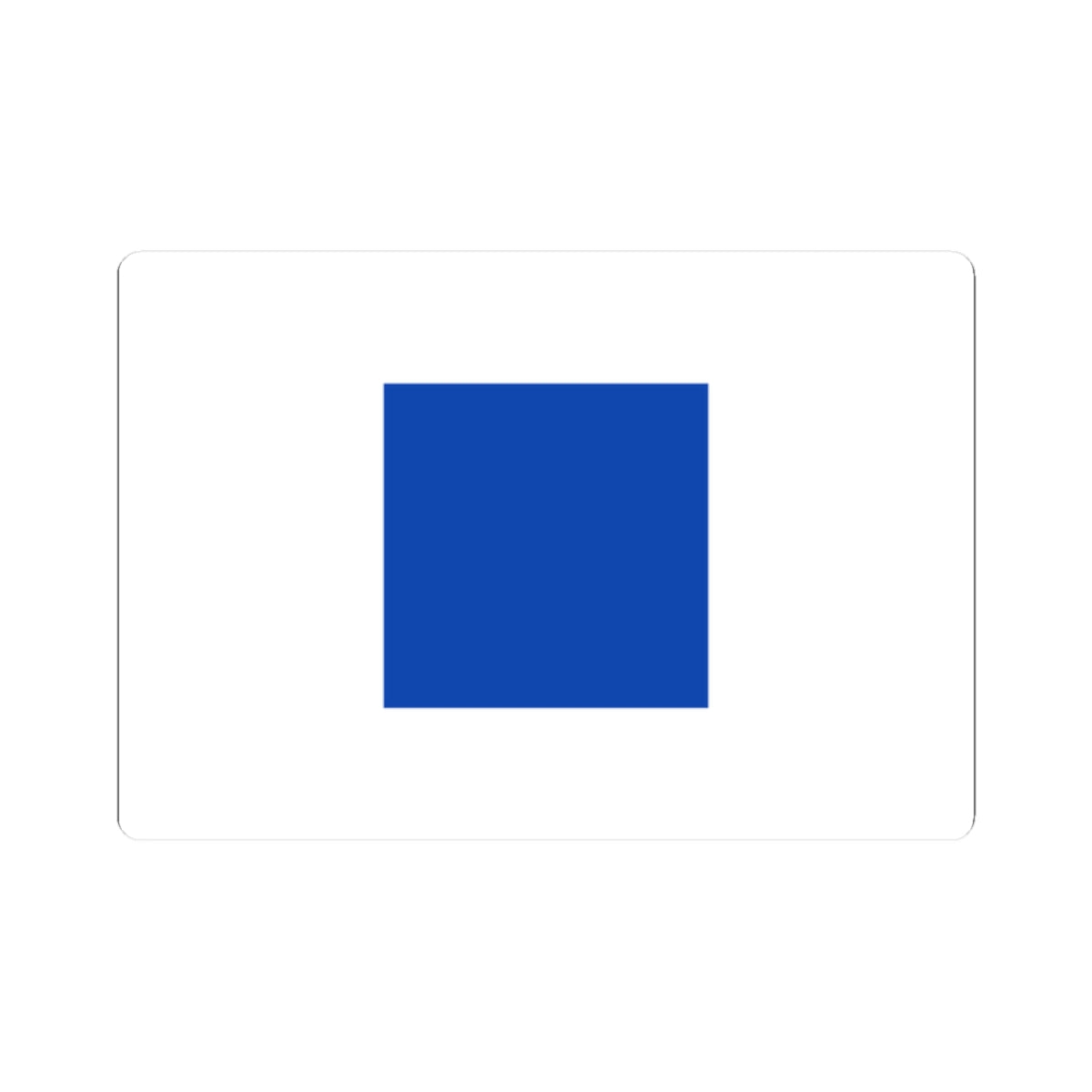 Flag maritime huelva (Spain) STICKER Vinyl Kiss-Cut Decal