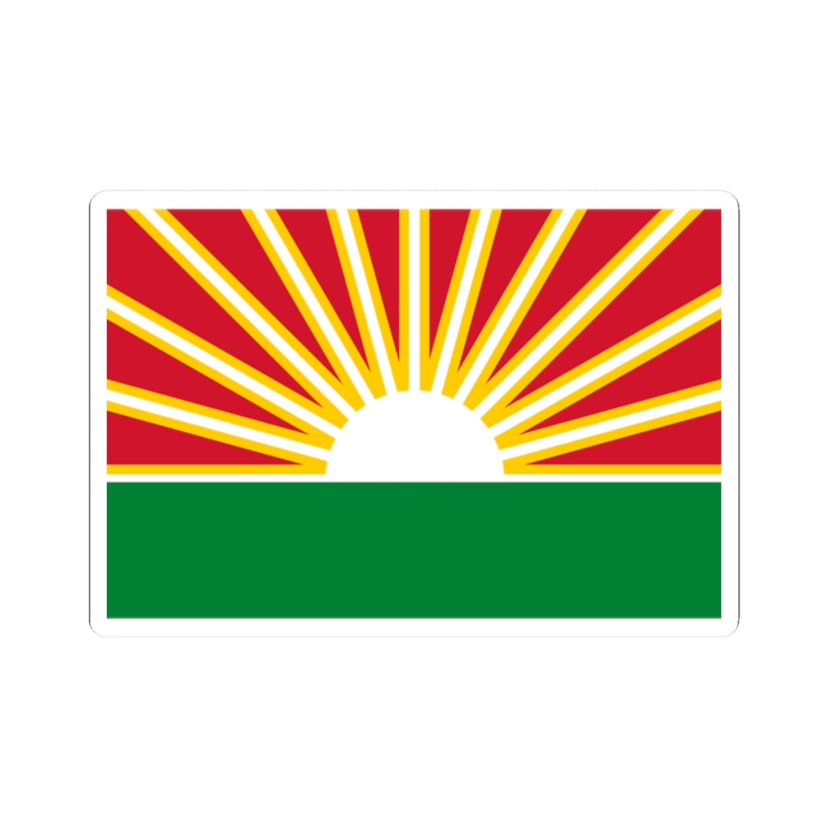 Flag of Lara State (Venezuela) STICKER Vinyl Kiss-Cut Decal