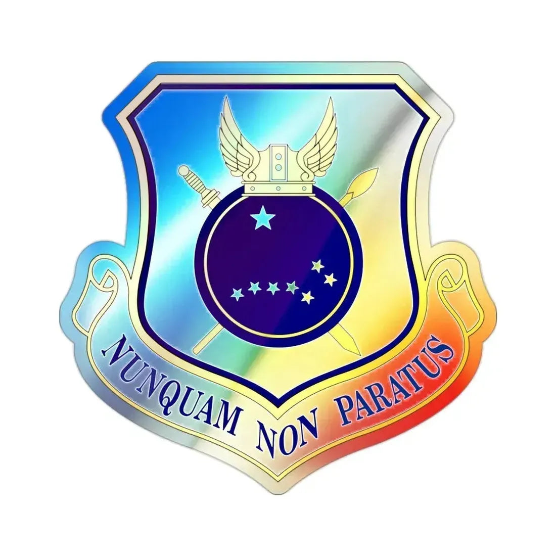 440th Airlift Wing (U.S. Air Force) Holographic STICKER Die-Cut Vinyl Decal 2 Inch Holographic - The Sticker Space