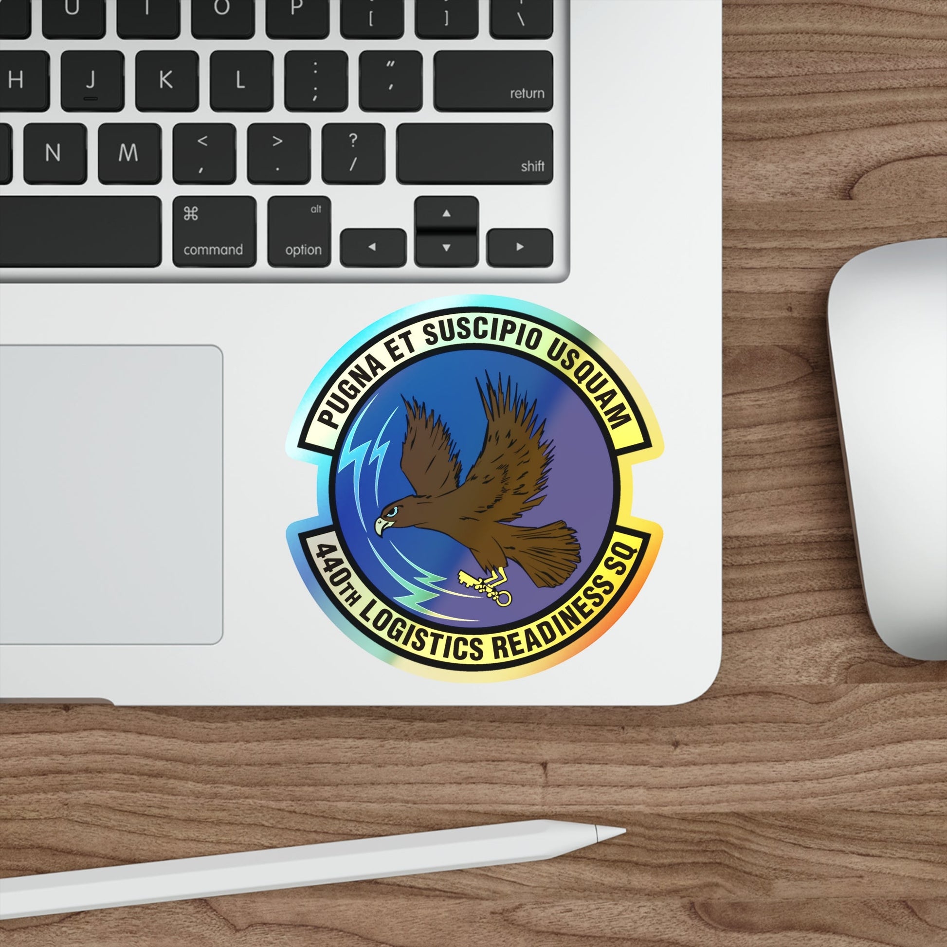 440th Logistics Readiness Squadron (U.S. Air Force) Holographic STICKER Die-Cut Vinyl Decal-The Sticker Space