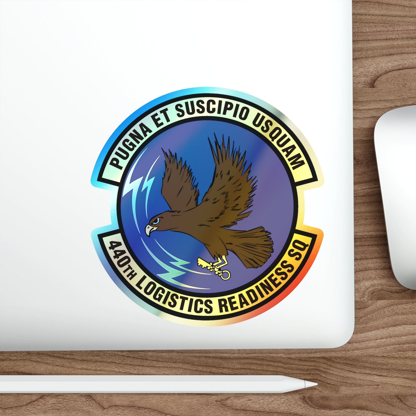 440th Logistics Readiness Squadron (U.S. Air Force) Holographic STICKER Die-Cut Vinyl Decal-The Sticker Space