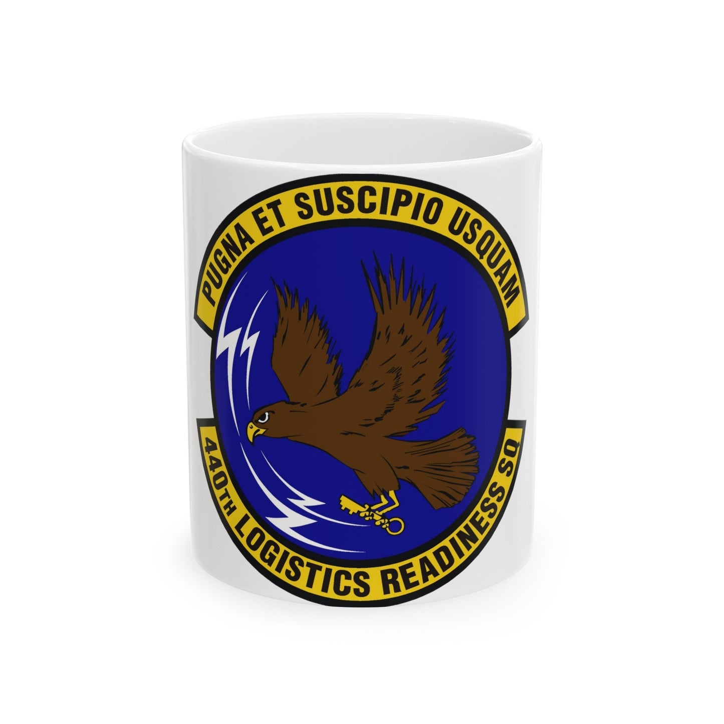 440th Logistics Readiness Squadron (U.S. Air Force) White Coffee Mug-11oz-The Sticker Space