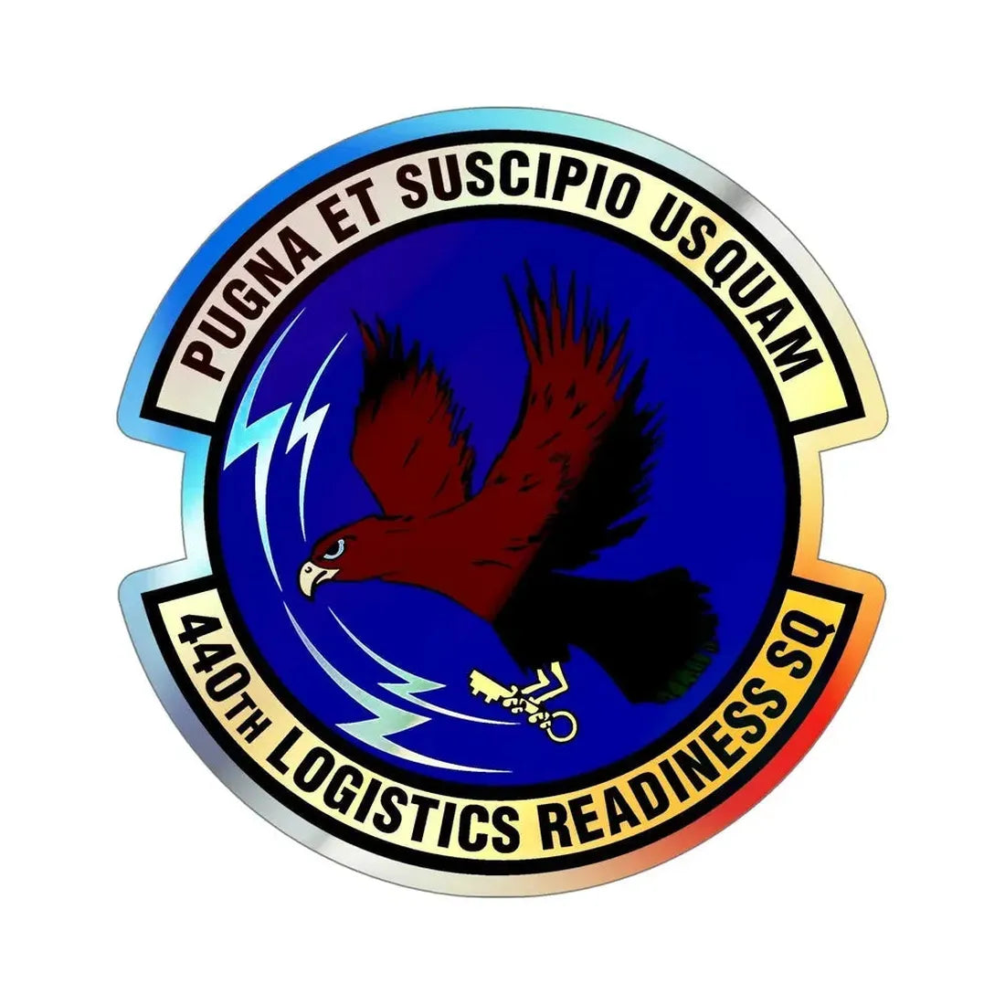 440th Logistics Readiness Squadron (U.S. Air Force) Holographic STICKER Die-Cut Vinyl Decal - The Sticker Space