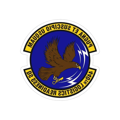 440th Logistics Readiness Squadron (U.S. Air Force) REVERSE PRINT Transparent Die-Cut STICKER 4 Inch Die-Cut Transparent - The Sticker Space