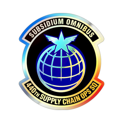 440th Supply Chain Operations Squadron (U.S. Air Force) Holographic STICKER Die-Cut Vinyl Decal-2 Inch-The Sticker Space