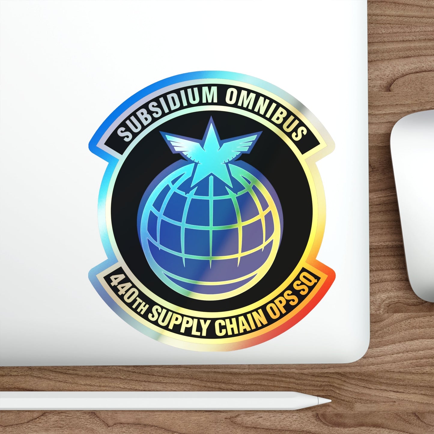 440th Supply Chain Operations Squadron (U.S. Air Force) Holographic STICKER Die-Cut Vinyl Decal-The Sticker Space