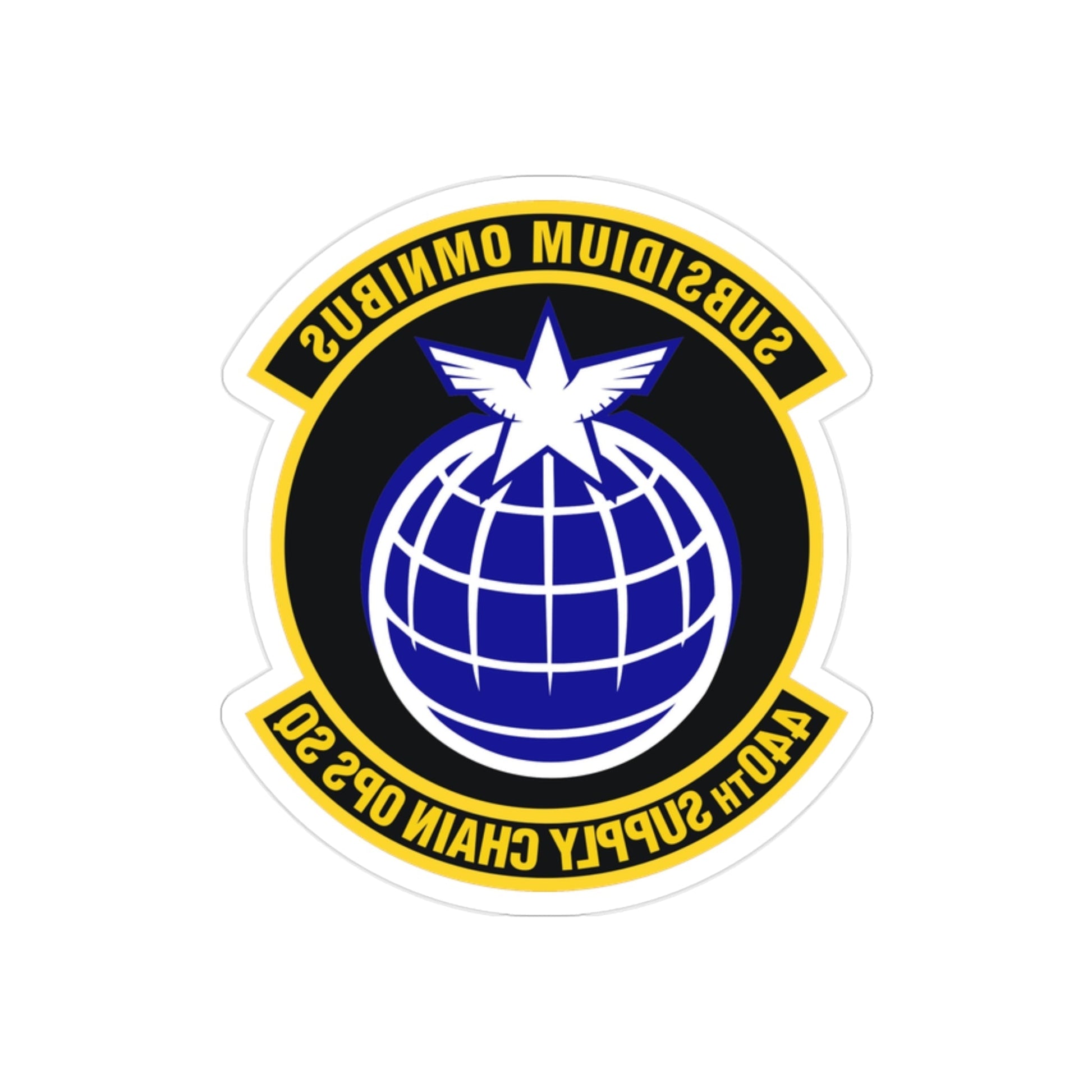 440th Supply Chain Operations Squadron (U.S. Air Force) REVERSE PRINT Transparent STICKER-2 Inch-The Sticker Space