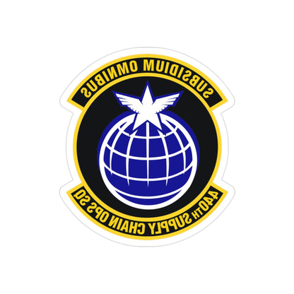 440th Supply Chain Operations Squadron (U.S. Air Force) REVERSE PRINT Transparent STICKER-2 Inch-The Sticker Space