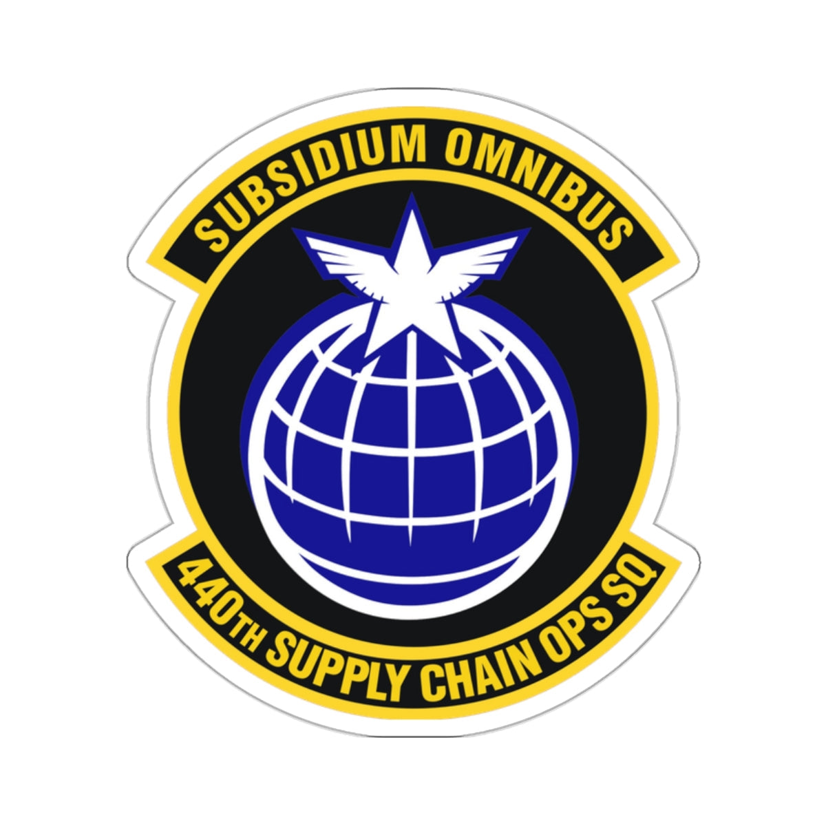 440th Supply Chain Operations Squadron (U.S. Air Force) STICKER Vinyl Die-Cut Decal-White-The Sticker Space