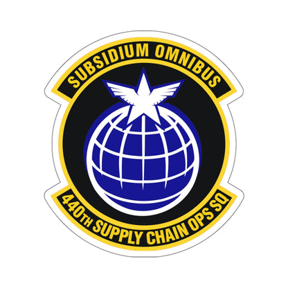 440th Supply Chain Operations Squadron (U.S. Air Force) STICKER Vinyl Die-Cut Decal-White-The Sticker Space