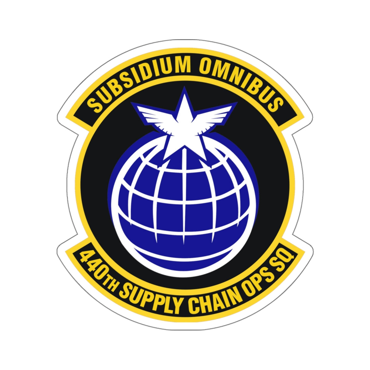 440th Supply Chain Operations Squadron (U.S. Air Force) STICKER Vinyl Die-Cut Decal-White-The Sticker Space