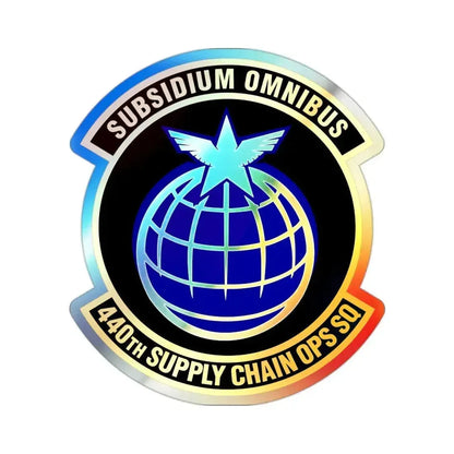 440th Supply Chain Operations Squadron (U.S. Air Force) Holographic STICKER Die-Cut Vinyl Decal 2 Inch - The Sticker Space