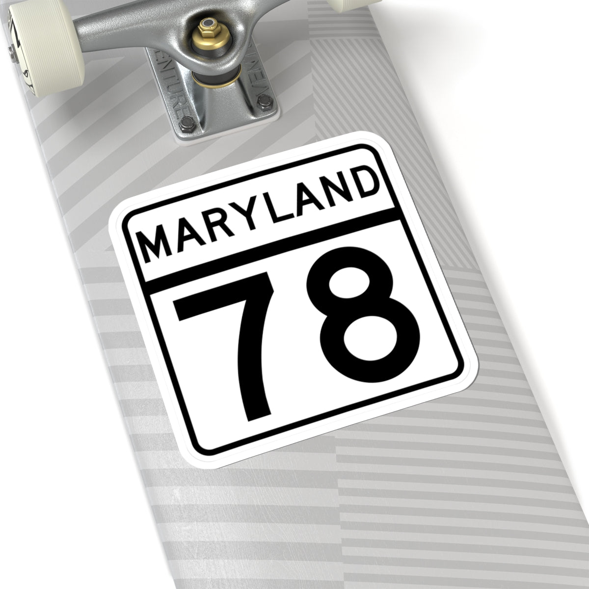MD Route 78 (Maryland) (Road Sign) STICKER Vinyl Kiss-Cut Decal