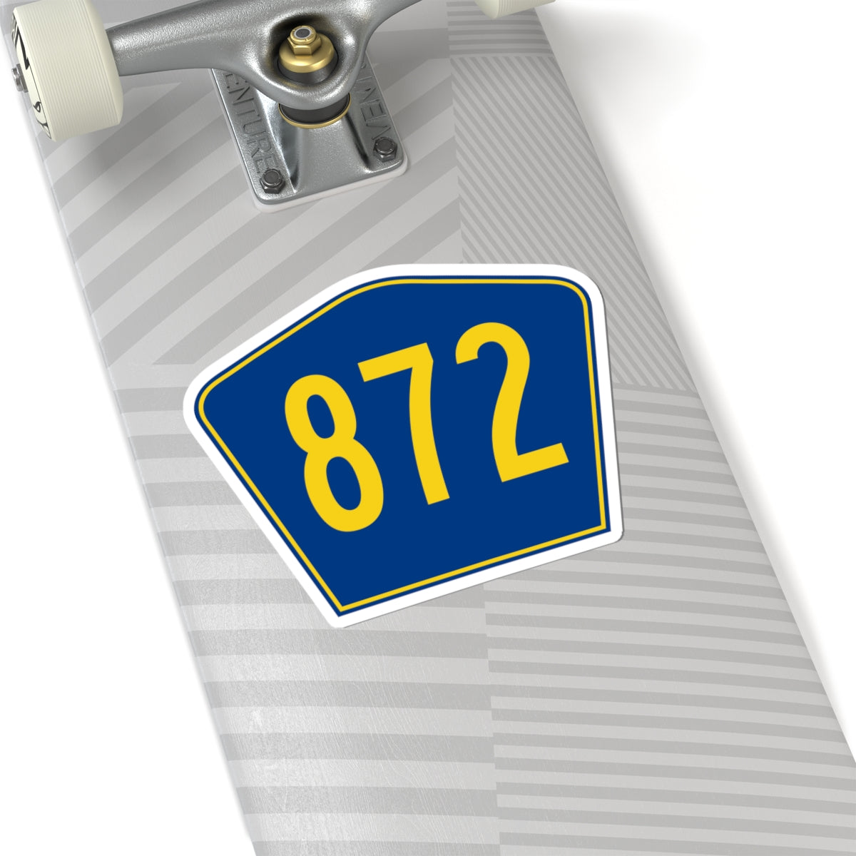 PR secondary 872 (Puerto Rico) (Road Sign) STICKER Vinyl Kiss-Cut Decal