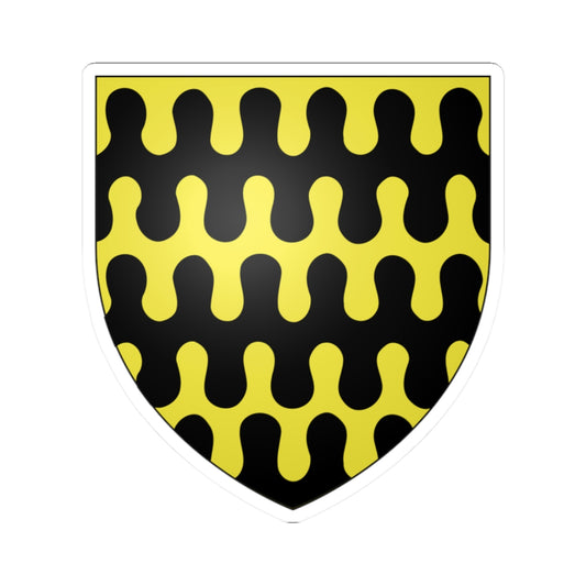 Armorial Bearings of the BLOUNT family of Grendon Herefordshire (England) (Coat of Arms) STICKER Vinyl Kiss-Cut Decal