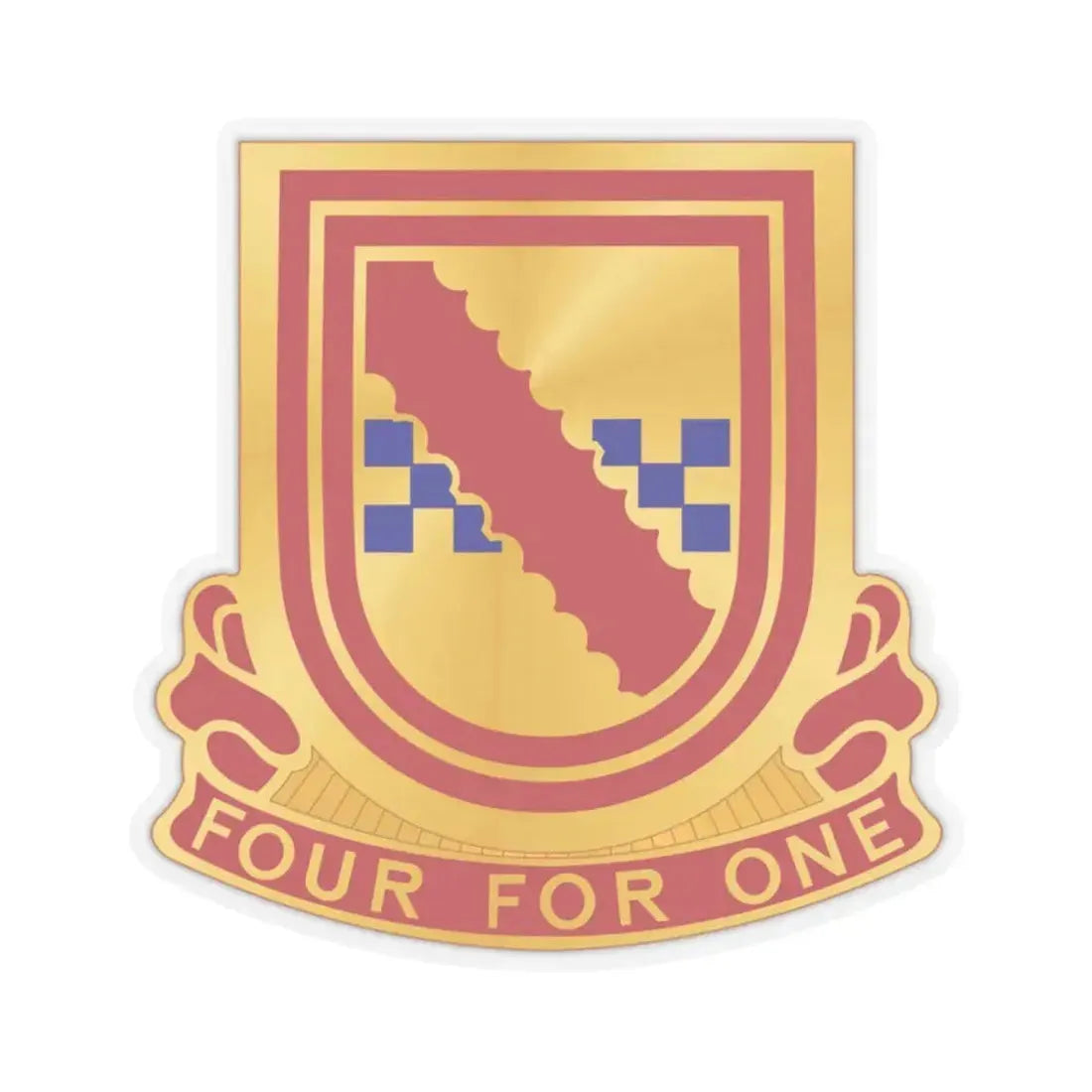 441dt Antiaircraft Artillery Missile Battalion (U.S. Army) STICKER Vinyl Kiss-Cut Decal 2 Inch Transparent - The Sticker Space