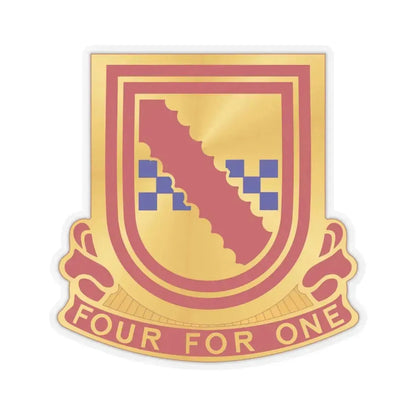 441dt Antiaircraft Artillery Missile Battalion (U.S. Army) STICKER Vinyl Kiss-Cut Decal 4 Inch Transparent - The Sticker Space