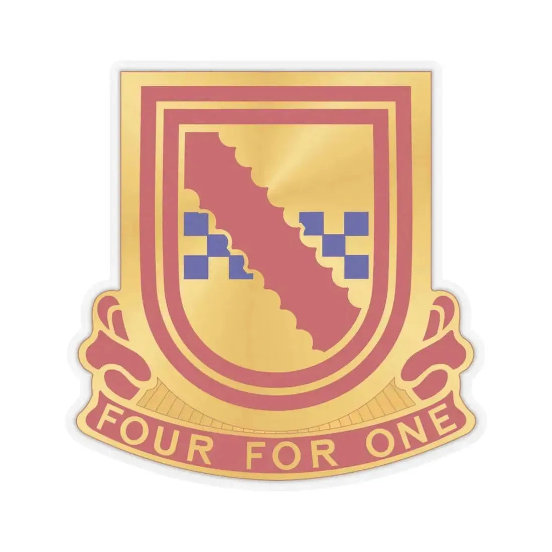 441dt Antiaircraft Artillery Missile Battalion (U.S. Army) STICKER Vinyl Kiss-Cut Decal 6 Inch Transparent - The Sticker Space