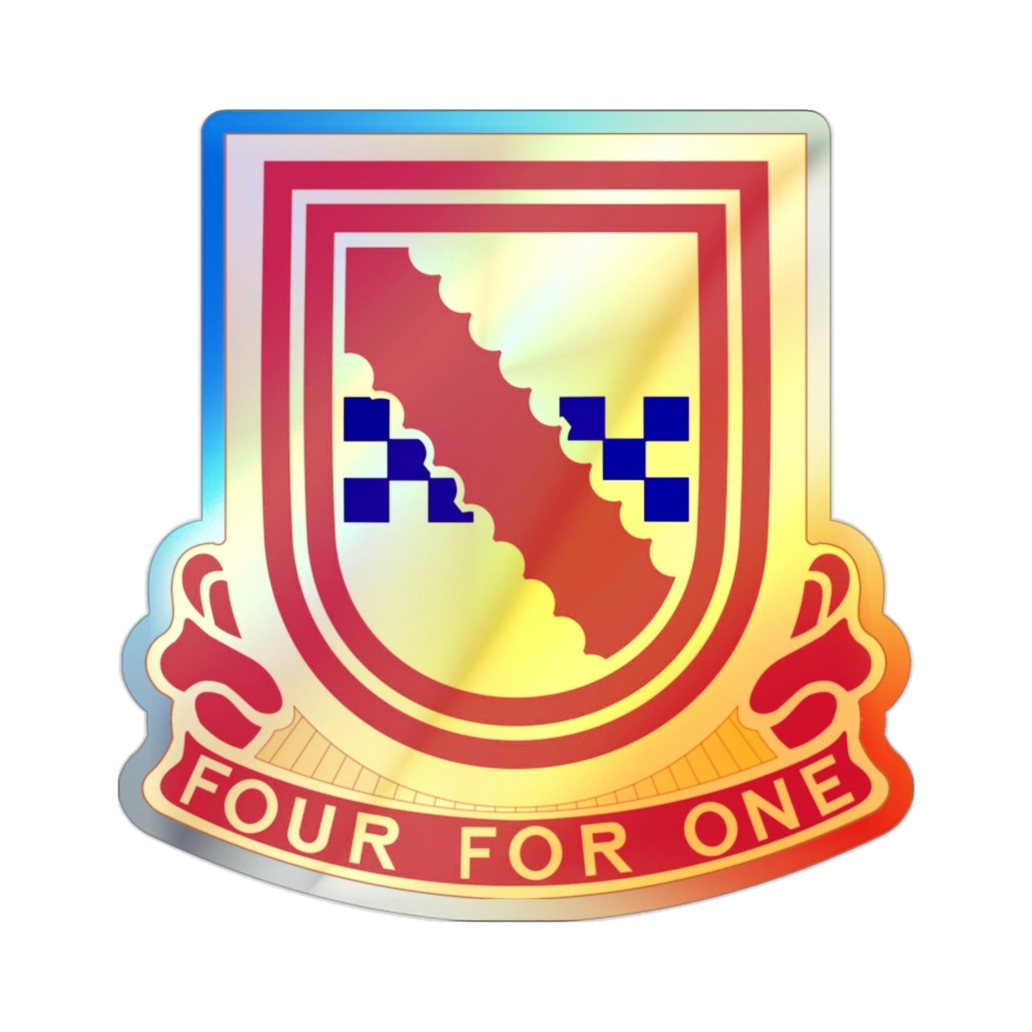 441st Antiaircraft Artillery Missile Battalion (U.S. Army) Holographic STICKER Die-Cut Vinyl Decal-2 Inch-The Sticker Space