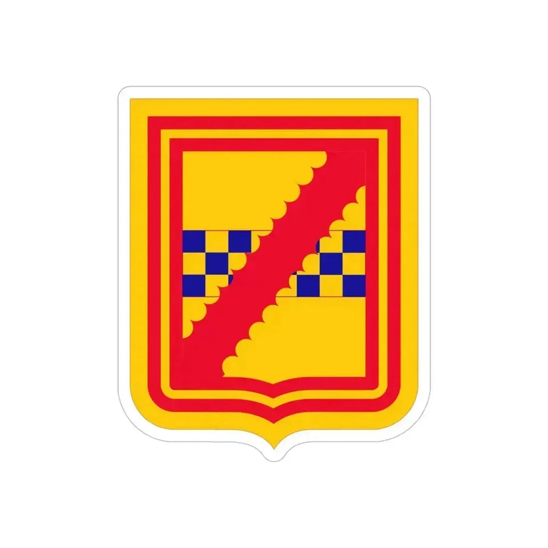 441st Antiaircraft Artillery Missile Battalion v2 (U.S. Army) REVERSE PRINT Transparent Die-Cut STICKER 5 Inch Die-Cut Transparent - The Sticker Space
