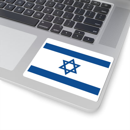 Flag of Israel Yale Blue (Israel) STICKER Vinyl Kiss-Cut Decal