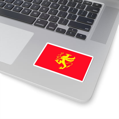 Flag of Troms (Norway) STICKER Vinyl Kiss-Cut Decal
