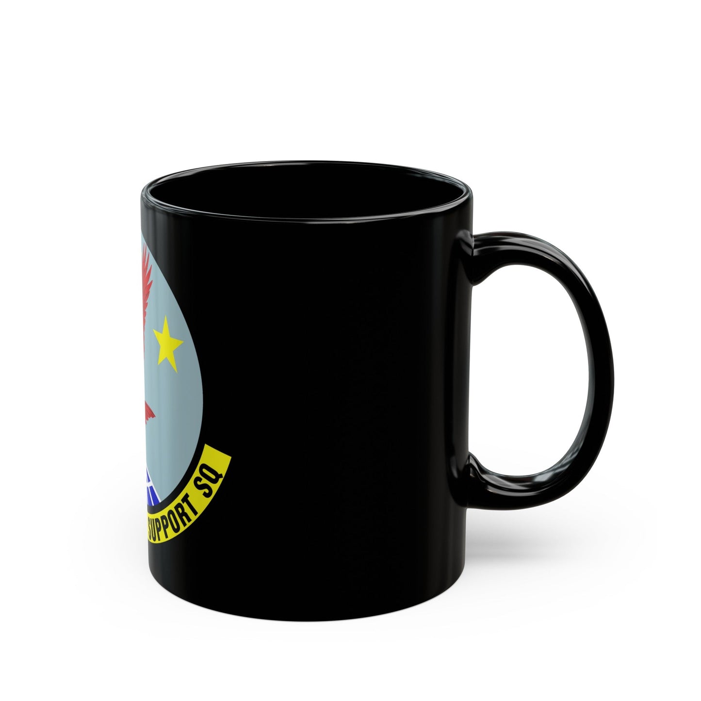 442d Logistics Support Squadron (U.S. Air Force) Black Coffee Mug-The Sticker Space