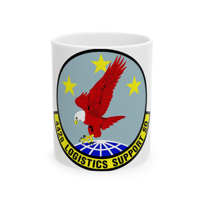 442d Logistics Support Squadron (U.S. Air Force) White Coffee Mug-11oz-The Sticker Space