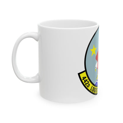 442d Logistics Support Squadron (U.S. Air Force) White Coffee Mug-The Sticker Space