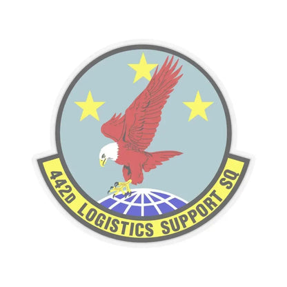 442d Logistics Support Squadron (U.S. Air Force) STICKER Vinyl Kiss-Cut Decal 6 Inch Transparent - The Sticker Space