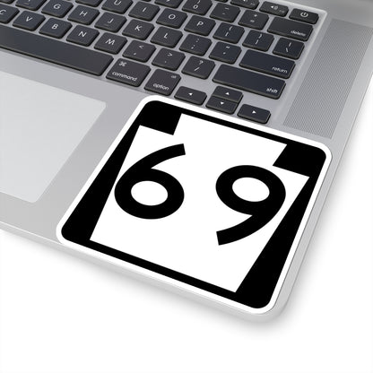 PA-69 (Pennsylvania) (Road Sign) STICKER Vinyl Kiss-Cut Decal