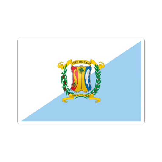 Flag of Municipio Bermudez (Venezuela) STICKER Vinyl Kiss-Cut Decal