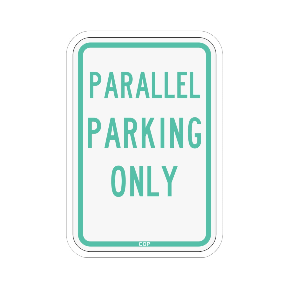 PBOT Road sign P4600 (Oregon) (Road Sign) STICKER Vinyl Kiss-Cut Decal