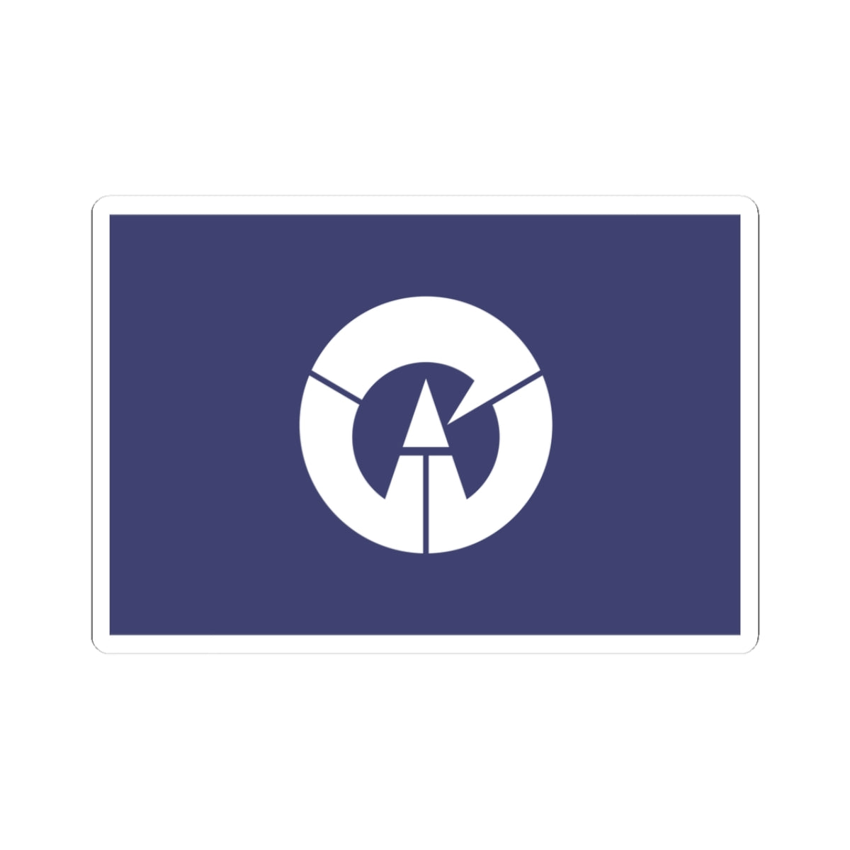 Flag of Marumori Miyagi (Japan) STICKER Vinyl Kiss-Cut Decal