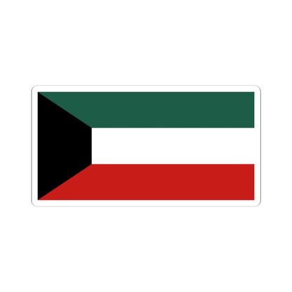 Flag of Kuwait Variant (Kuwait) STICKER Vinyl Kiss-Cut Decal