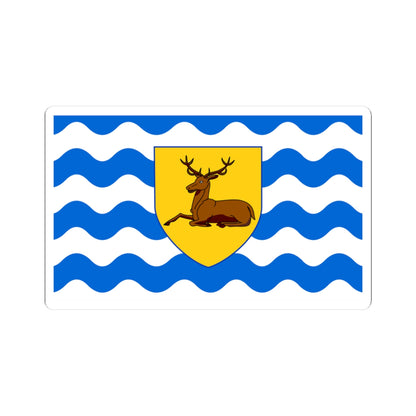 County Flag of Hertfordshire version (England) STICKER Vinyl Kiss-Cut Decal