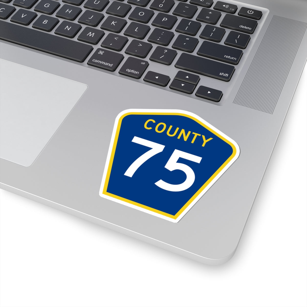County 75 MN (Minnesota) (Road Sign) STICKER Vinyl Kiss-Cut Decal